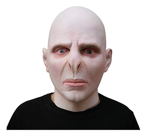 Máscara De Látex De Voldemort Para Halloween, Cosplay