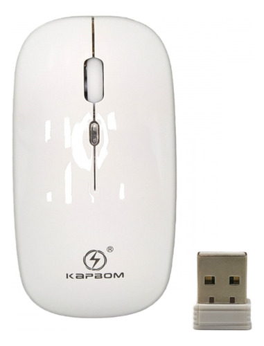 Mouse Sem Fio  Recarregável Luminoso Led Rgb Pc E Notebook