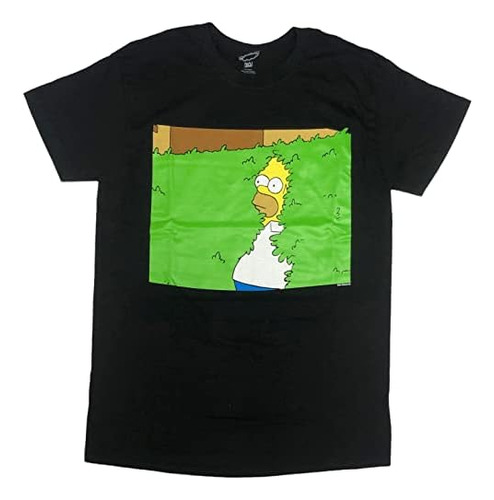 Homer Simpson Camiseta De Manga Corta Los Simpson Escondidos