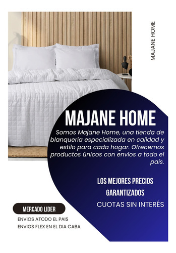 Acolchado Estampado Línea Plus 132 Hilos - 2 1/2 Plazas Dana