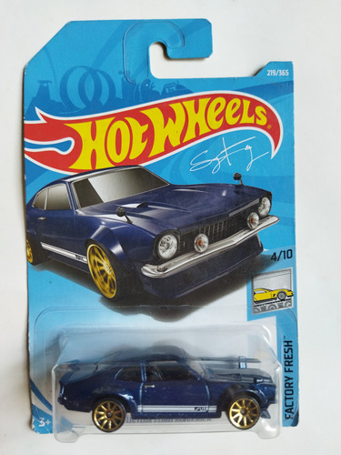 Hot Wheels Custom Ford Maverick Factory Fresh Azul Mo6