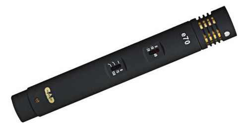 Microfono Condenser Cad E70 Capsula Patron Dual  Color Negro