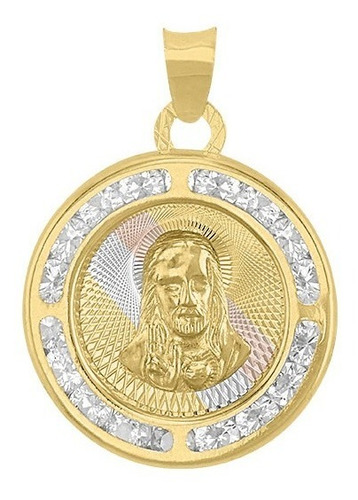 Kit Cadena Con Medalla Sagrado 3 Colores Oro 14 K + Obsequio
