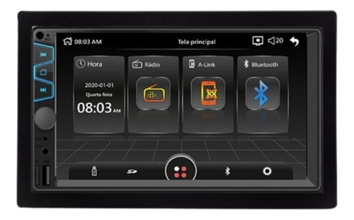 Central Multimidia Mp5 2din Rs404br Ecosport 2003 A 2012