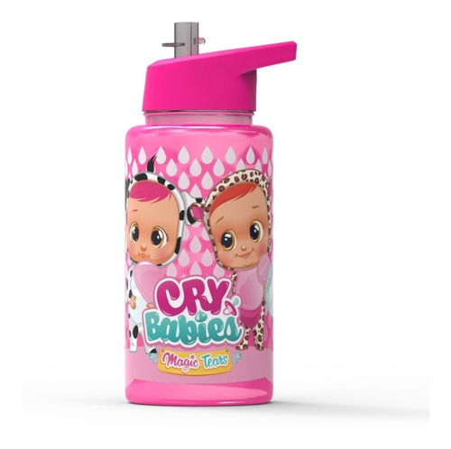 Botella Cry Babies Con Tapa Straw Top Bel Gioco