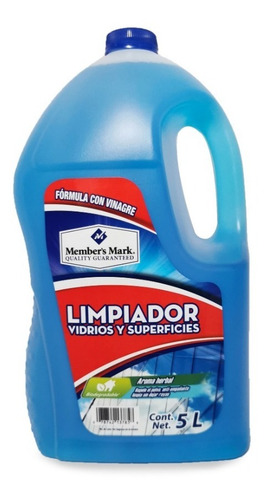 Imagen 1 de 2 de Limpiador De Vidrio Y Superficies 5lt - Members Mark
