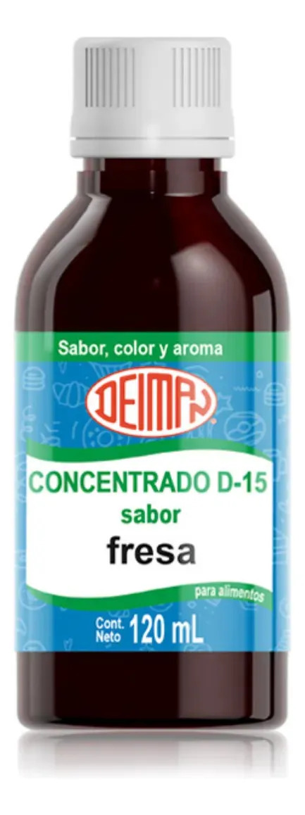 Concentrado Saborizante Deiman D-15 De Fresa 120 ml