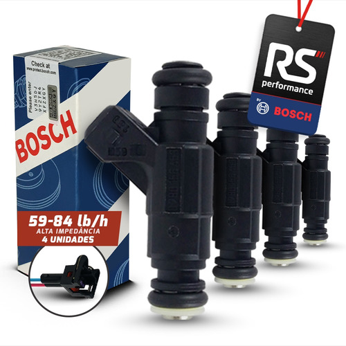 4 Bicos Injetor Standard Bosch 65 Lbs/h 0280156453