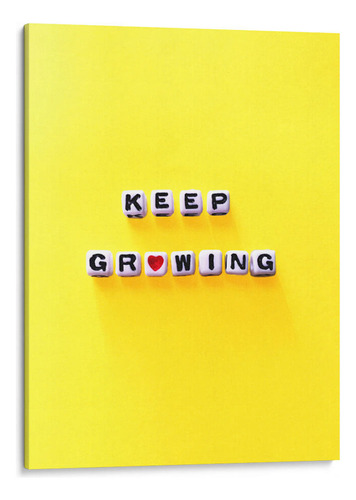 Canvas Lab Cuadro Keep Growing 100x75