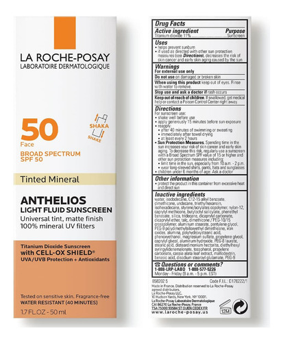 La Roche-posay Anthelios Protector Solar Tintado Spf 40+ | S