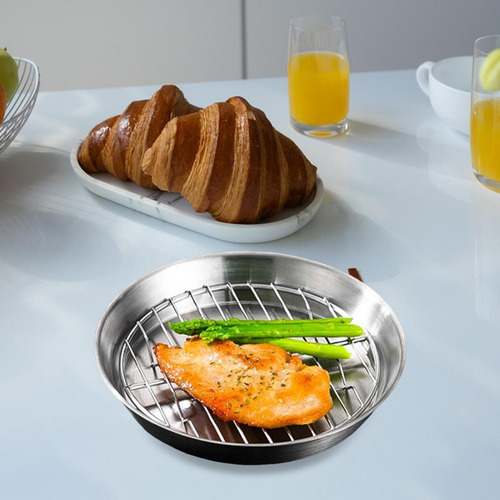Set De Asador Y Bandeja Para Gotear Aceite Para Mariscos, 24
