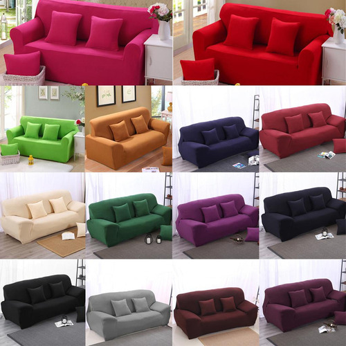= Spandex Estiramiento Sofá De 2 Plazas Sofá Asiento Cover