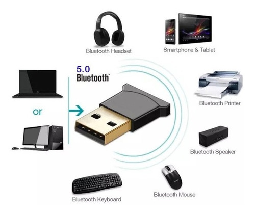 Imagen 3 de 8 de Receptor Usb Bluetooth Pc, Diadema, Control Ps4 Xbox One.