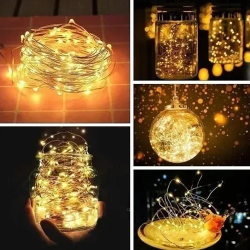 Luces Hada Luces Multicolor Navidad 10m Guirnalda Luces 3pcs