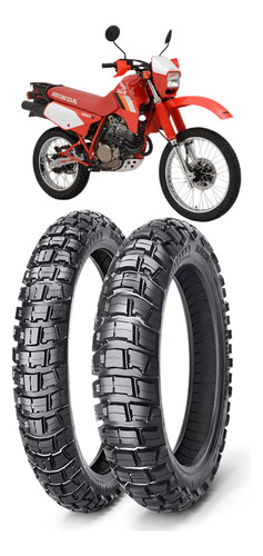 Par Pneu 90/90-19 110/90-17 Ira Dust Honda Xlx 350