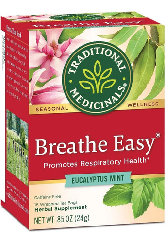 Té Orgánico Respira Fácil Breathe Easy 24g 16 Bolsas Se