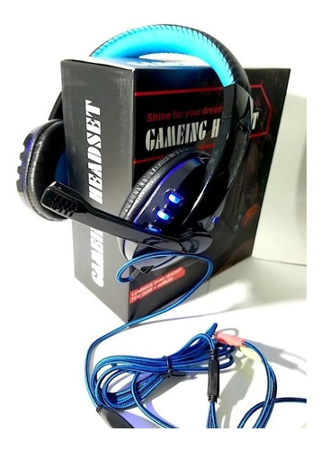 Audifonos Gaming Con Microfono Auriculares Gamer Jugar Play
