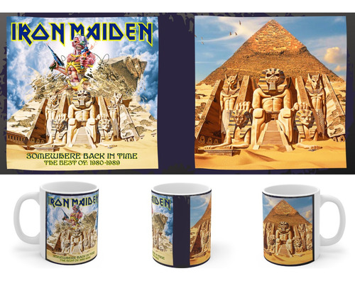 Rnm-0455 Taza Tazon Iron Maiden Somewhere Back In Time