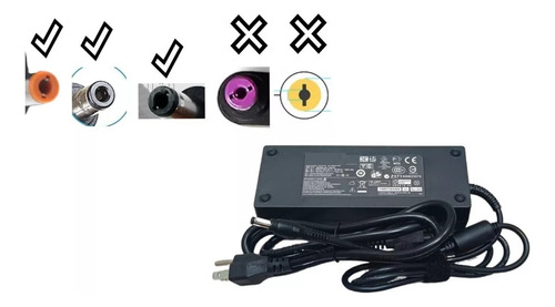 Cargador An515-51-79 135w 5.5*2.5 Para Aspire V15 Nitro 15.6 Negro
