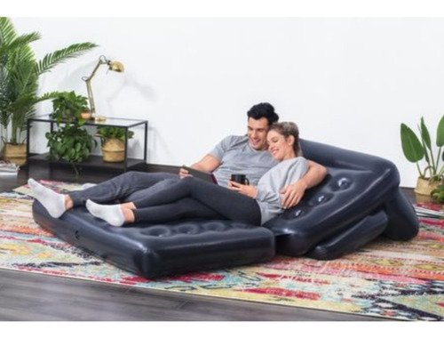 Imagen 5 de 5 de Sofá Cama Inflable Bestway Hogar Y Camping