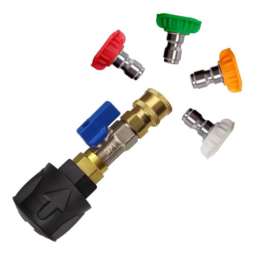 4 Bicos Coloridos Registro Engate Rápido Makita Hw102 Hw 102