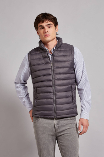 Chaleco Devré Sport Inflado Gris Oscuro Hombre 12d000029003