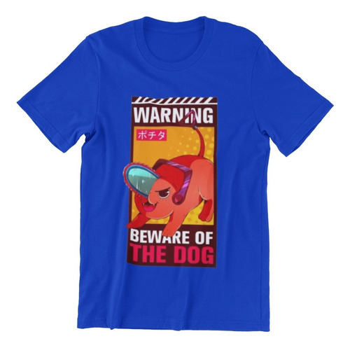 Polera Unisex Pochita Chainsaw Dog Poster Estampado Algodon