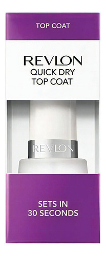 Esmalte Revlon Top Coat Secado  Rapido X14.7ml Masaromas Color Translúcido