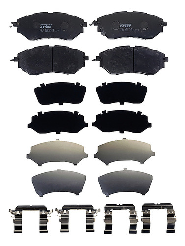 Balatas Bajos Metales Delanteras Trw Subaru Legacy 05-08