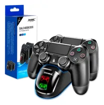 Comprar Cargador Para Mandos Ps4 Estación De Carga Ps4 Dobe