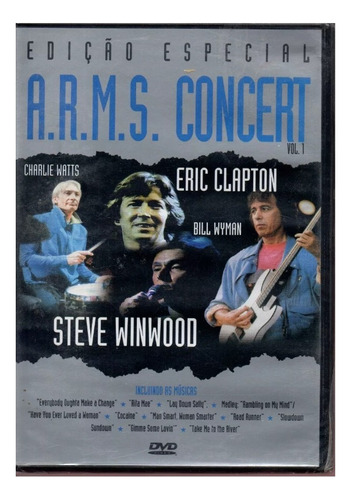 Dvd Charlie Watts Eric Clapton Steve Winwood A.r.m.s Concert