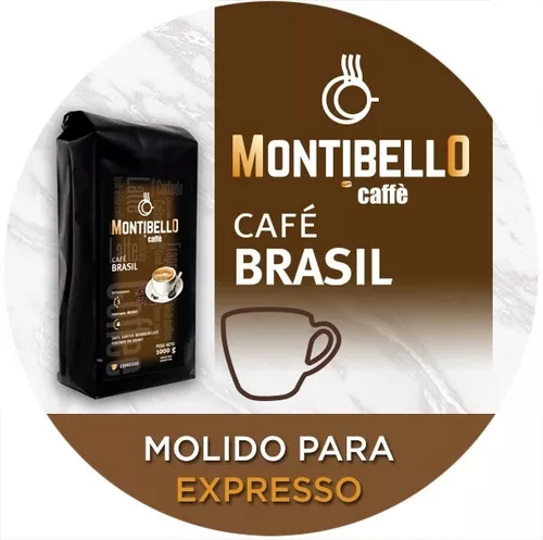 Cafetera Italiana Hudson 6p + Cafe Montibello Brasil 500g