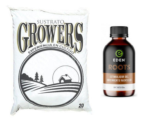 Growers Original 20lt. Eden Roots 125 Ml.