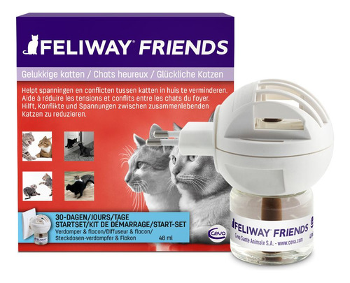 Difusor Feliway Friends - Reduz Brigas Entre Gatos - 48 Ml