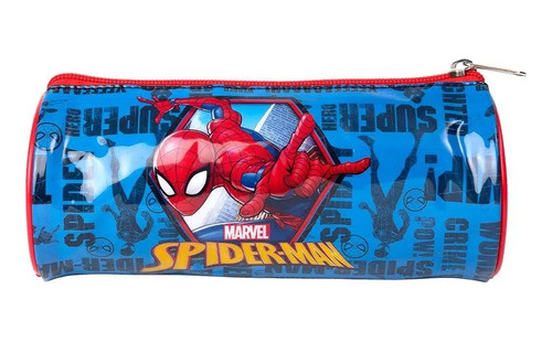 Lapicera Spiderman Azul Marvel Disney Original Niño