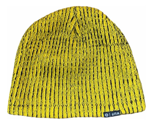 Gorro Beanie Tejido Huf Worldwide Urban Yellow