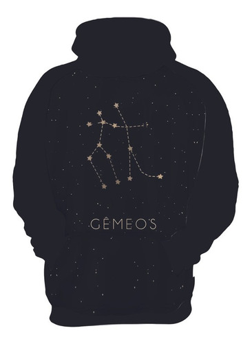 Blusa Moletom Personalizada Signo Constelação Gêmeos 8