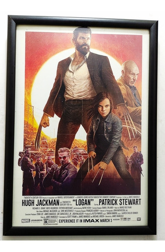 Logan _ Poster Enmarcado 50 X 35 Cms