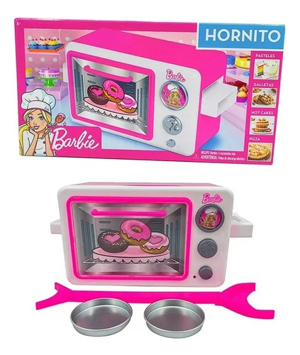 Hornito Electrico Con Accesorios Barbie 