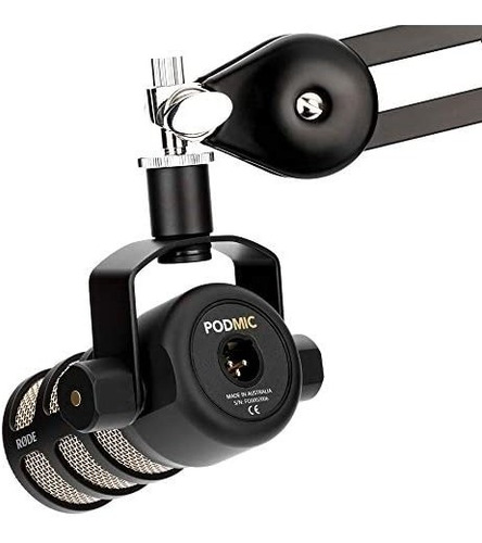 Micrófono Rode PodMic dinámico cardioide negro