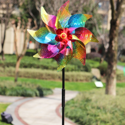 6 Hilanderos De Viento Brillantes Para Patio Y Jardín, Céspe