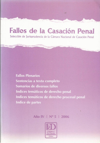 Fallos De La Casación Penal N° 5 Arnaudo