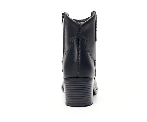 Bota Texana Negra Mujer Beira Rio