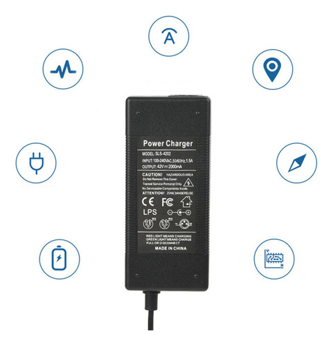 Cargador Electrico 42v 2a Tipo Us Plug Professional Direct