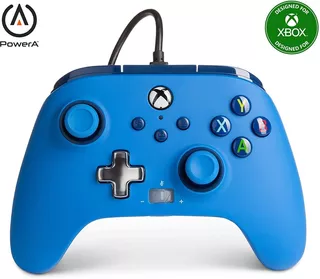 Control joystick ACCO Brands PowerA Enhanced Wired Controller for Xbox Series X|S blue