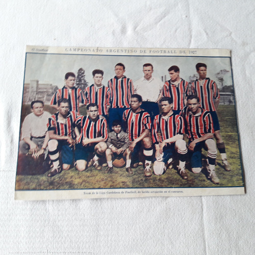 Poster Campeonato Argentino De Football 1927 Liga Cordobesa