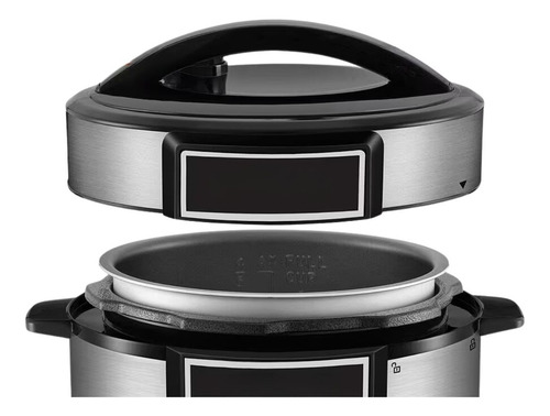 Panela De Pressão Elétrica 5 Litros Inox Timer Antiaderente 220v