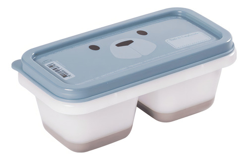 Porta Papinha Plasútil 70ml Encaixe Para Adicionar Outro Cor Azul