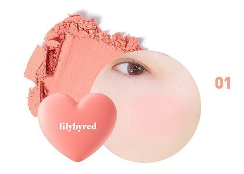 Lilybyred Polvo Luv Beam Cheek 6 Tonos Cosmético Coreano