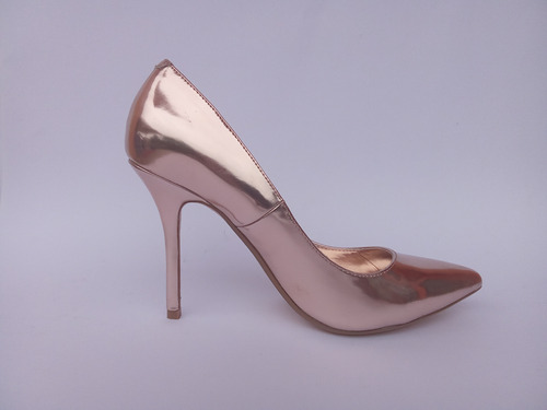 Zapatos Altos Dune Rosa Metalizados Talla Europa 39 Nuevos
